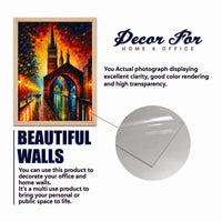 Modern City Lights Wall Frame Set of Four