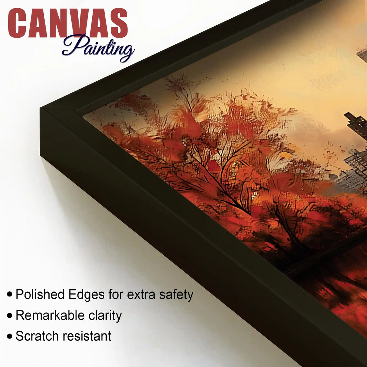 Modern Cityscape Canvas Wall Art Painting for Wall Decor