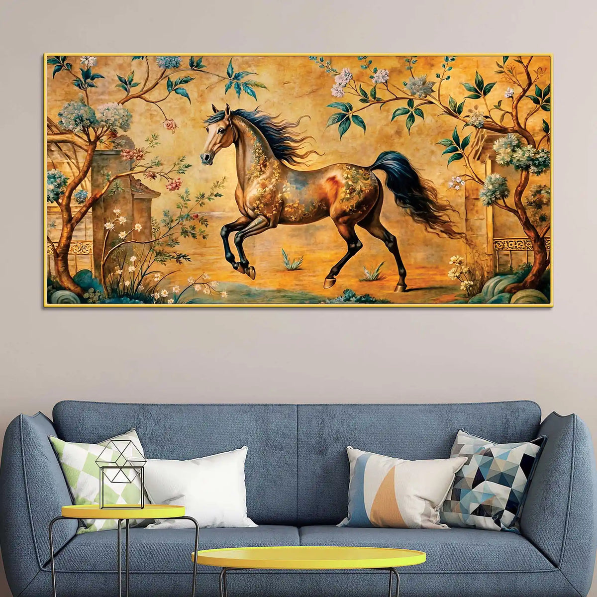Modern Classic Horse Canvas Painting