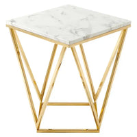 Modern Decorative Table with Stylish Marble Texture Top