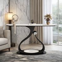 Modern Designer Console Table | Luxury Marble Top Table for Home Décor