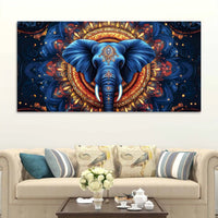 Modern Elephant Canvas Wall Painting for Home Décor