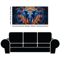 Modern Elephant Canvas Wall Painting for Home Décor