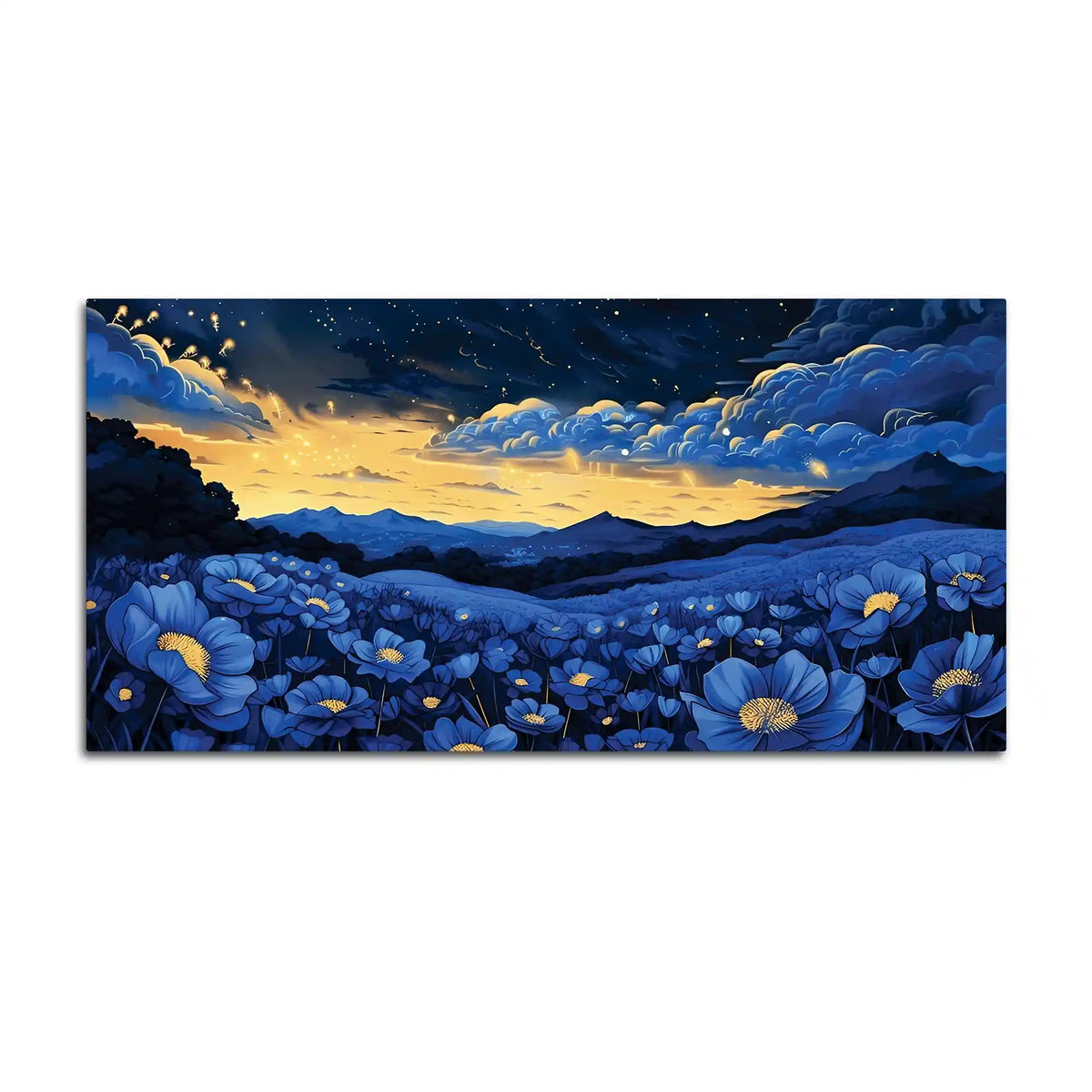 Modern Floral Abstract Canvas Painting