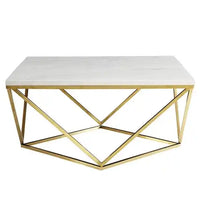 Modern Glam Square Center Table for Home Décor