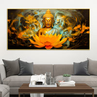 Modern Home Styling Buddha Wall Painting