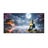 Modern Lord Buddha Canvas Wall Painting for Living Room Interior