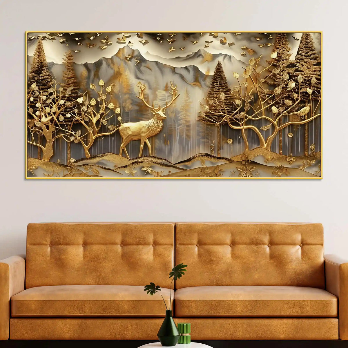 Modern Luxury Abstract Canvas Painting for Home Decor
