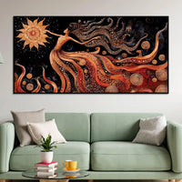 Modern Luxury Abstract Woman Canvas Painting