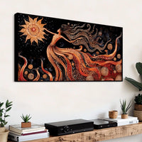 Modern Luxury Abstract Woman Canvas Painting