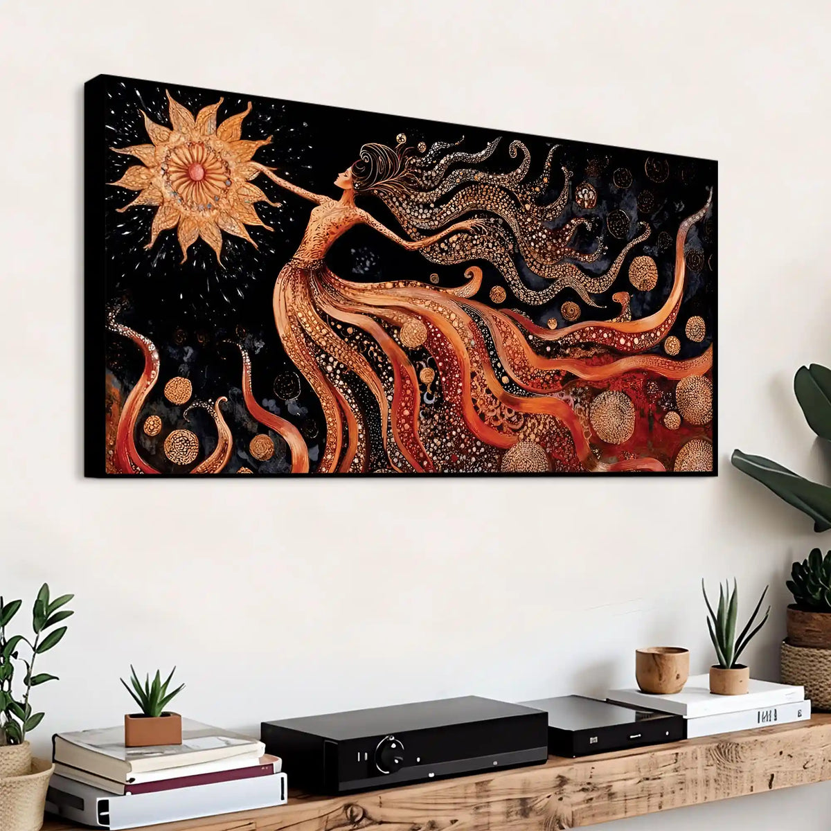 Modern Luxury Abstract Woman Canvas Painting