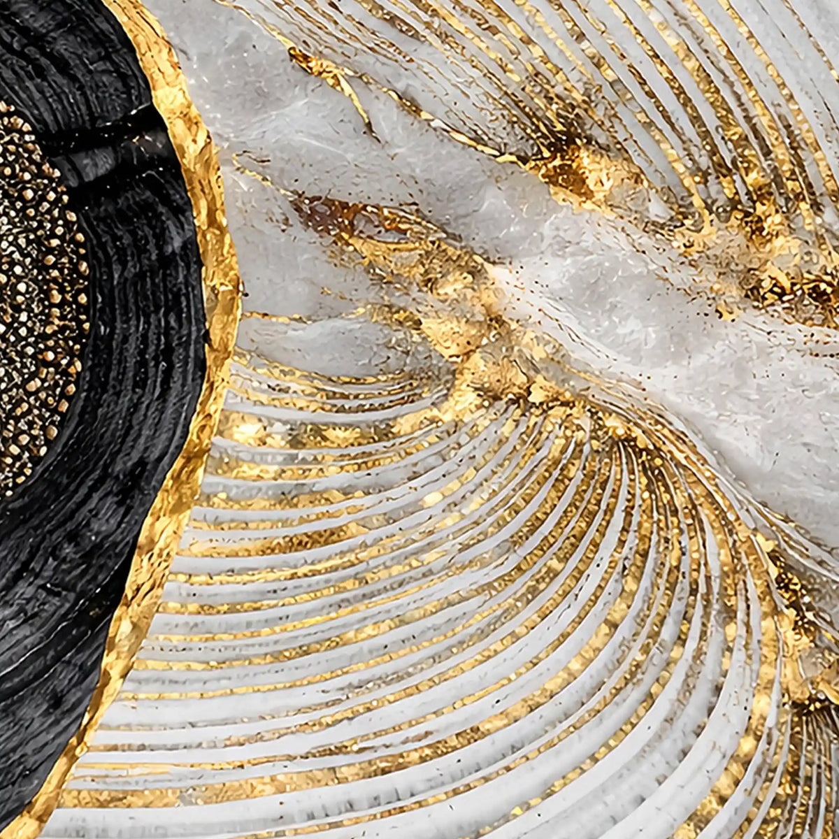 Modern Luxury Crystal Glass Painting for Wall Décor