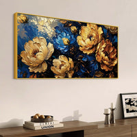 Modern Luxury Floral Canvas Wall Art Painting
