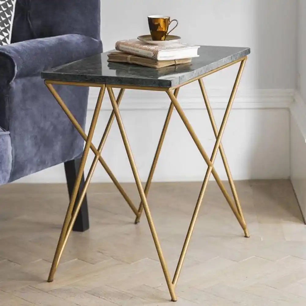 Modern Luxury Side Table with Premium Marble Surface