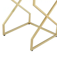 Modern Marble Top Nested Table with Stylish Frame