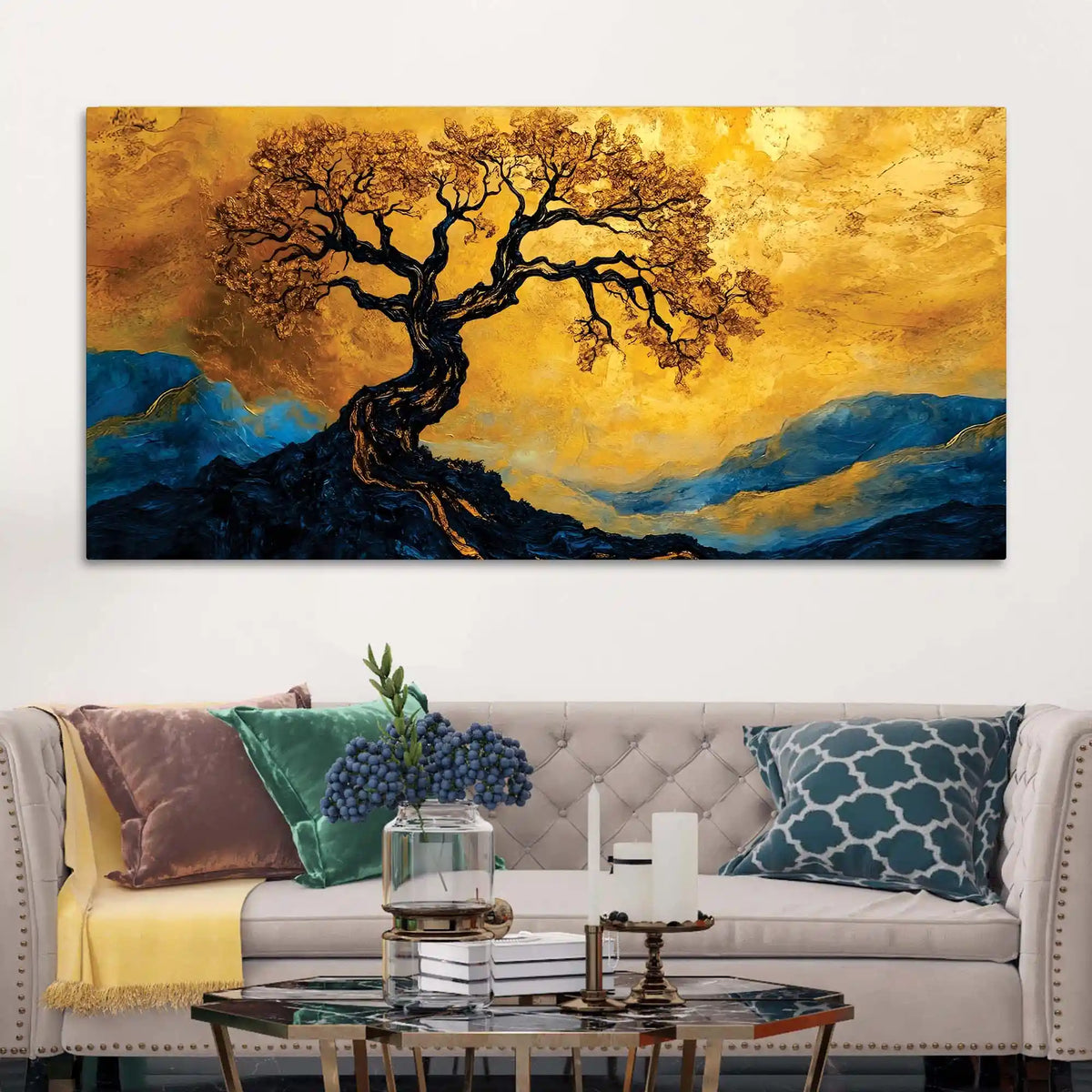 Modern Nature Canvas Wall Art Painting for Home Decor