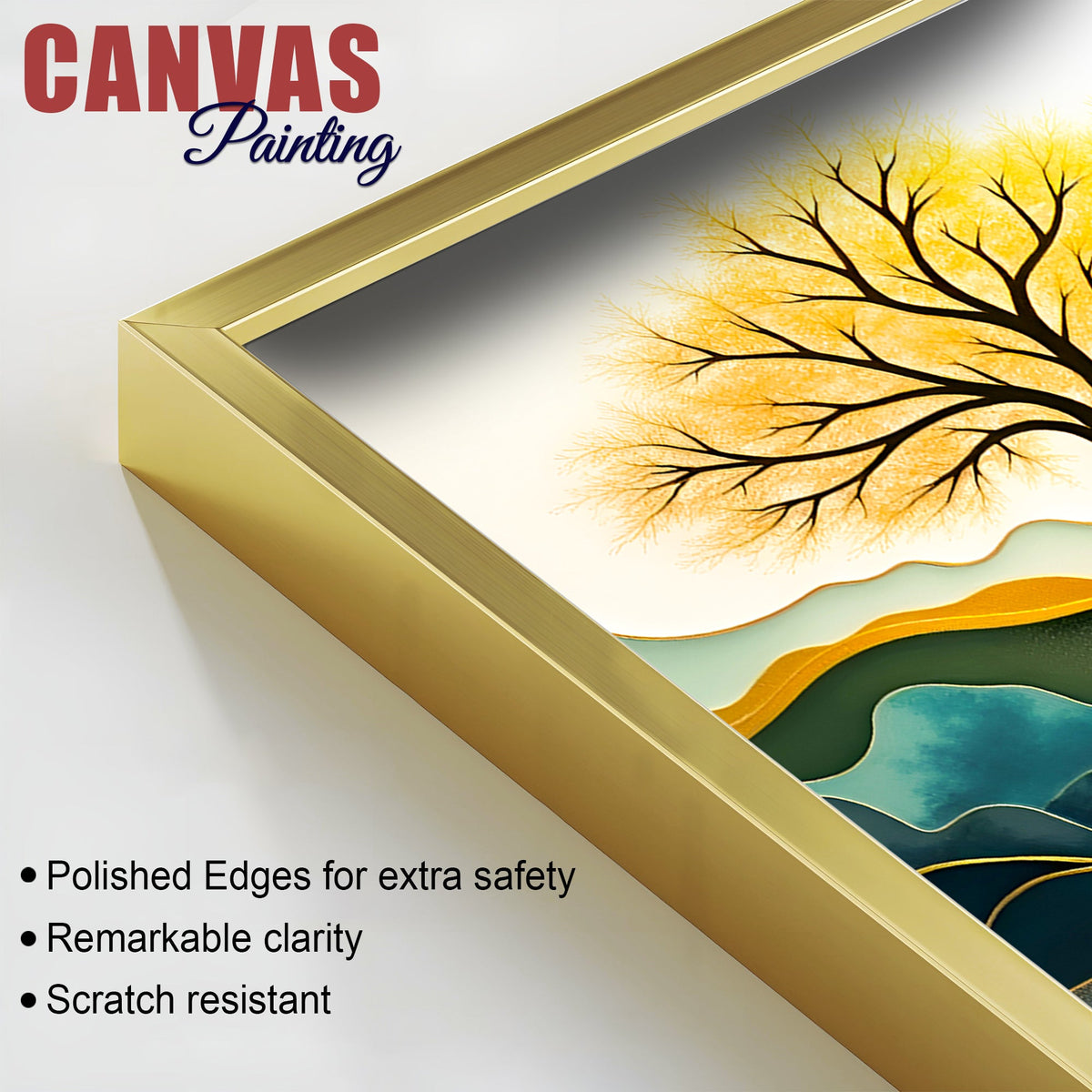Modern Nature Deer Wall Painting for Stylish Home Interior