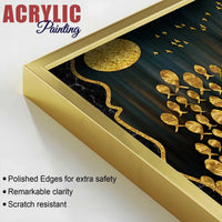 Modern Nature Inspired Acrylic Painting Set of 3