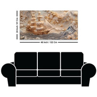 Modern Ocean Wave Canvas Painting