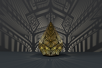 Modern Pattern Golden Table Lamp