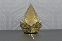 Modern Pattern Golden Table Lamp