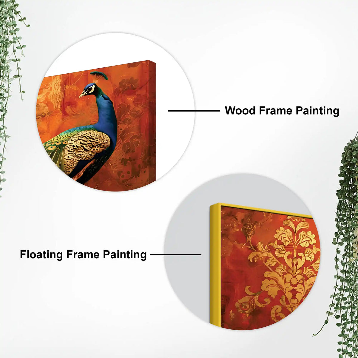 Modern Peacock Majesty Canvas Wall Painting