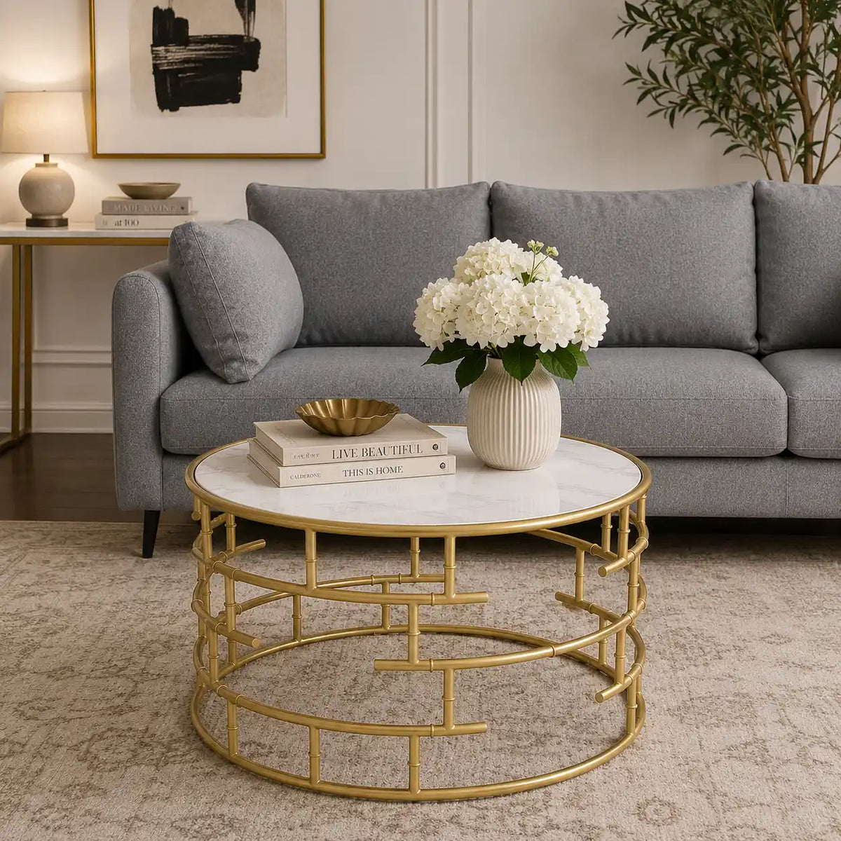 Modern Round Center Table for Stylish Home Décor