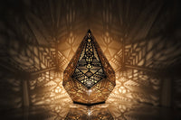 Modern Shadow Pattern Table Light