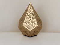Modern Shadow Pattern Table Light