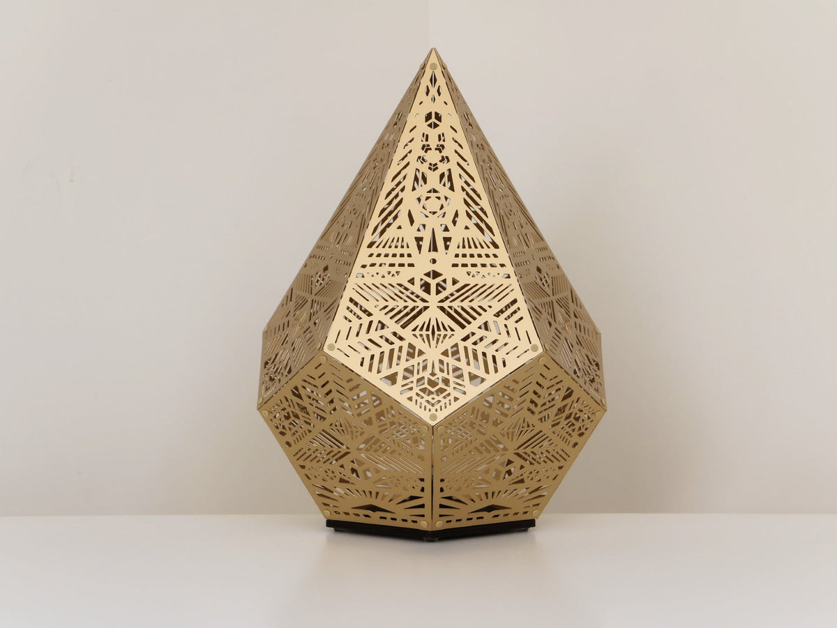 Modern Shadow Pattern Table Light