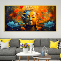 Modern Spiritual Buddha Wall Canvas Painting for Home Décor