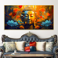 Modern Spiritual Buddha Wall Canvas Painting for Home Décor
