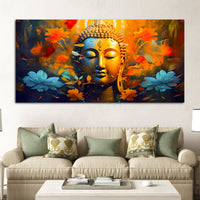 Modern Spiritual Buddha Wall Canvas Painting for Home Décor