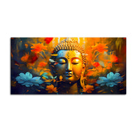 Modern Spiritual Buddha Wall Canvas Painting for Home Décor
