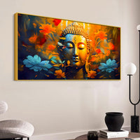 Modern Spiritual Buddha Wall Canvas Painting for Home Décor