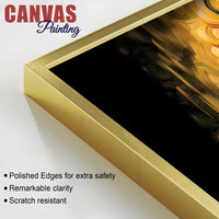 Modern Style Lord Krishna Canvas Painting for Elegant Home Décor
