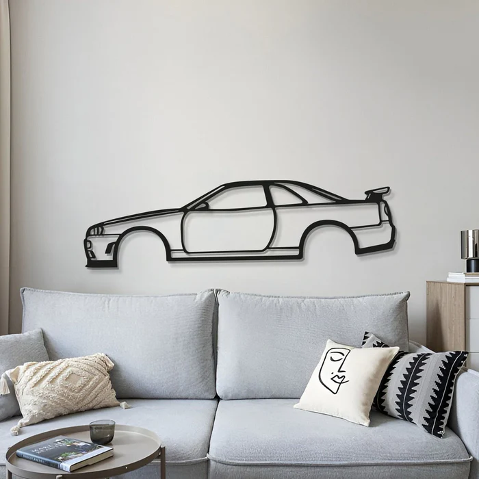 Modern Car Metal Wall Art for Living Room Decor