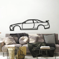 Modern Car Metal Wall Art for Living Room Decor