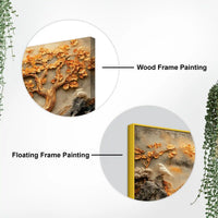 Modern Tree Abstract Texture Wall Art Canvas Painting for Home Decor