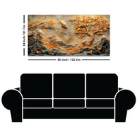 Modern Tree Abstract Texture Wall Art Canvas Painting for Home Decor