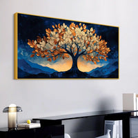 Modern Tree of Life Abstract Canvas Painting for Home Decor