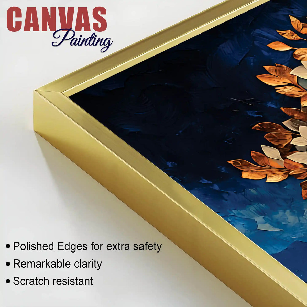 Modern Tree of Life Abstract Canvas Painting for Home Decor