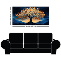 Modern Tree of Life Abstract Canvas Painting for Home Decor