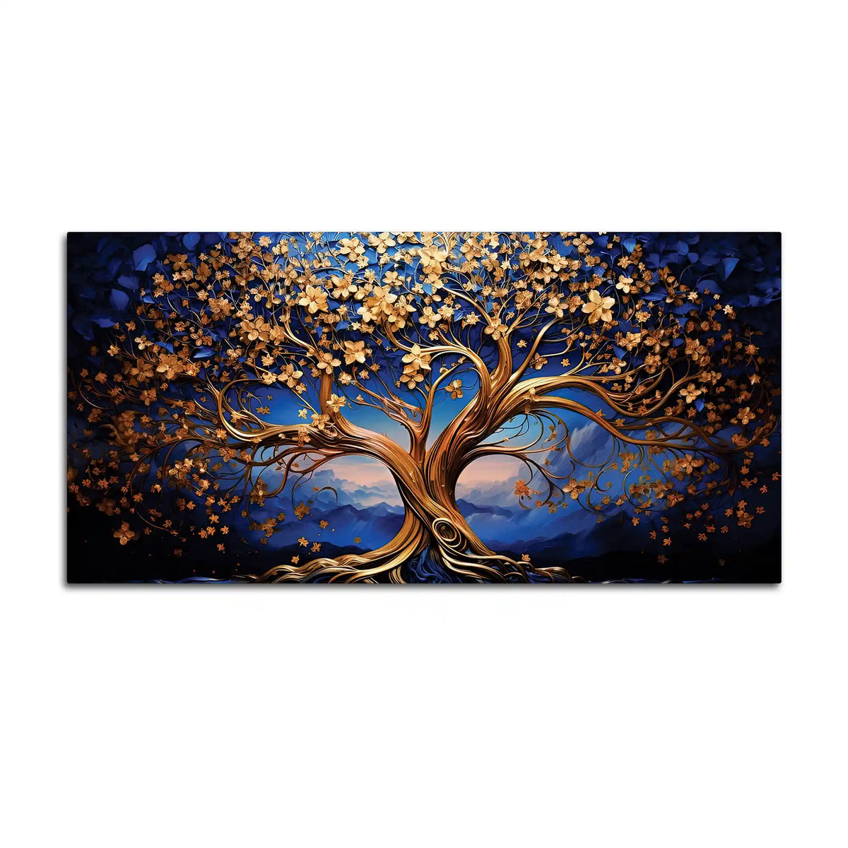 Modern Tree of Life Canvas Painting for Living Room