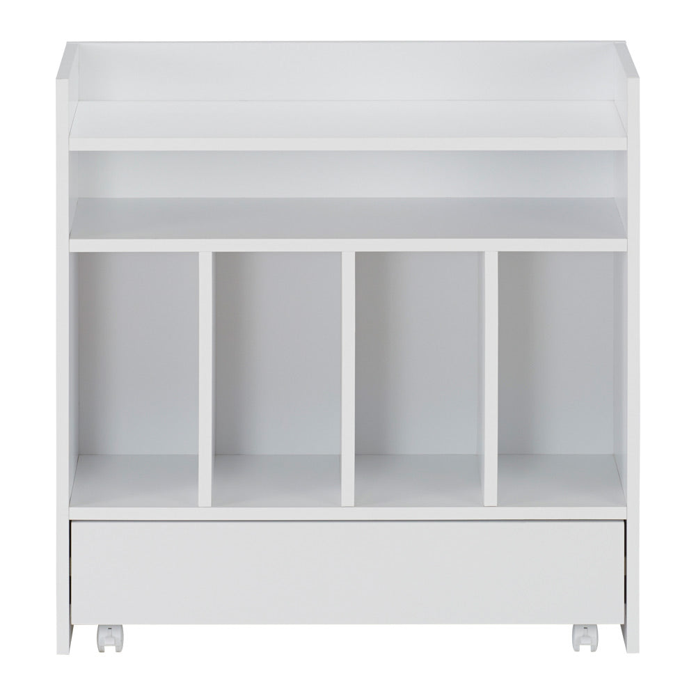 Modern Wooden Book Rack | Open Storage Shelf for Home & Office