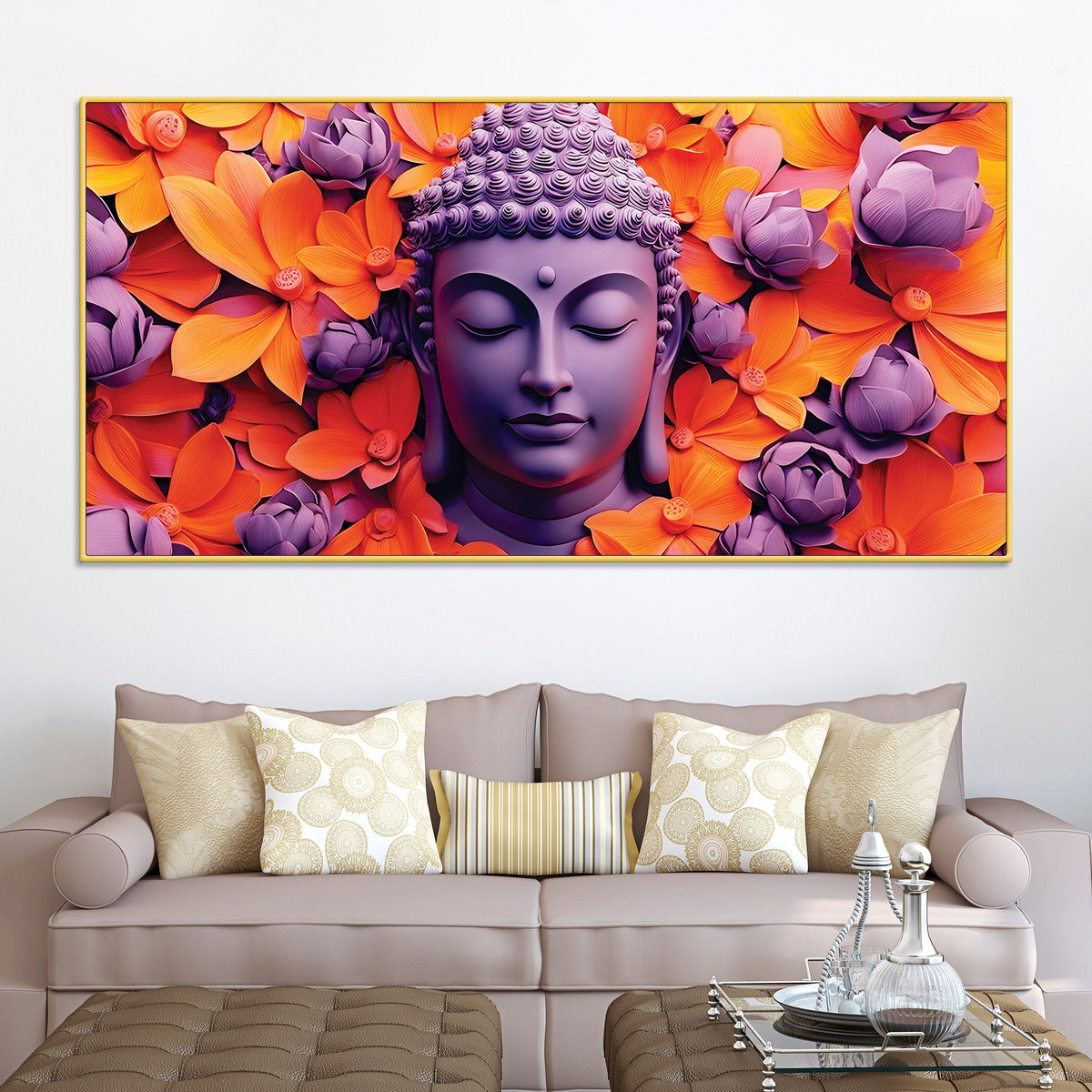 Modern Zen Buddha Painting for Interiors