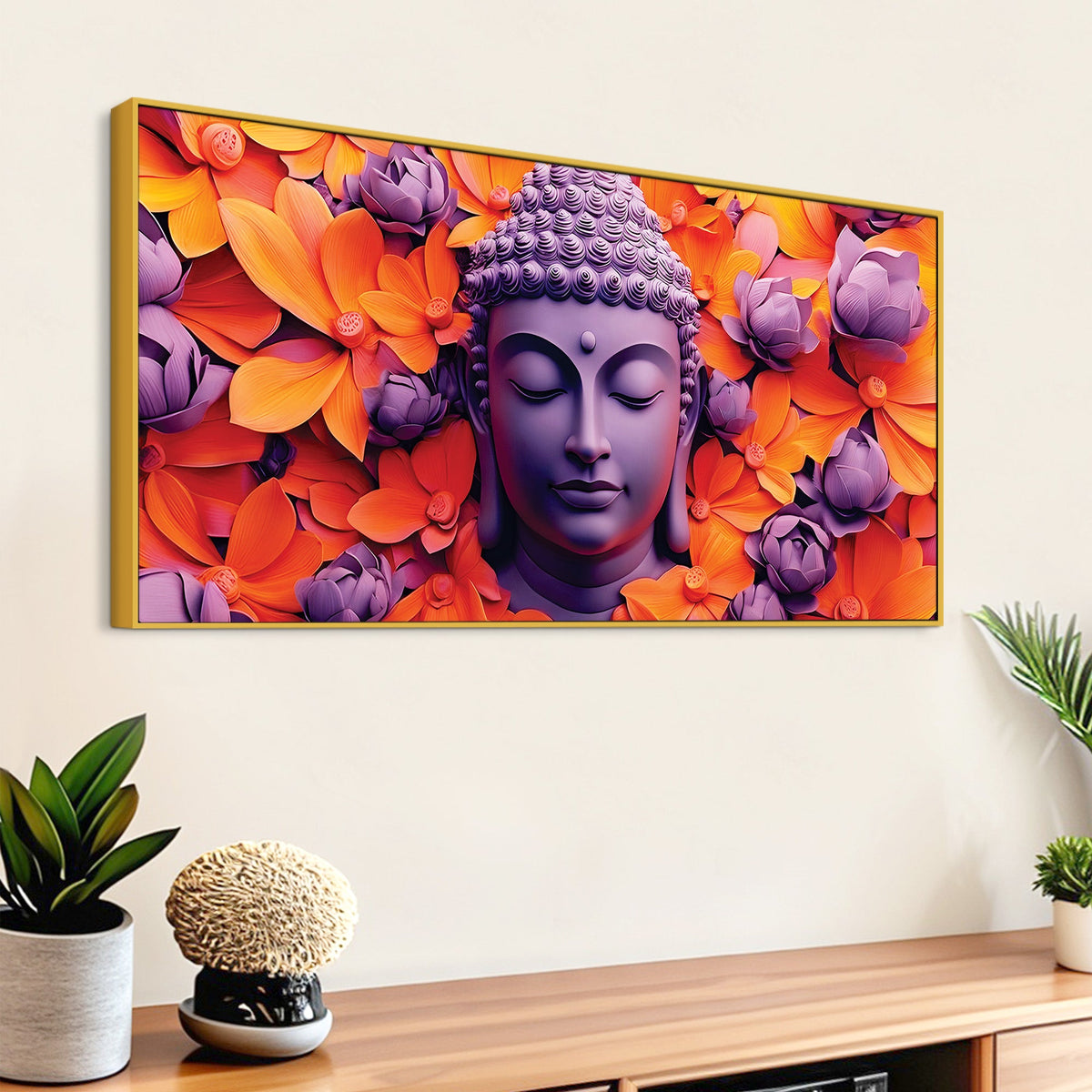Modern Zen Buddha Painting for Interiors