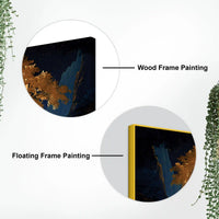 Moonlight Fantasy Abstract Canvas Painting for Home Décor