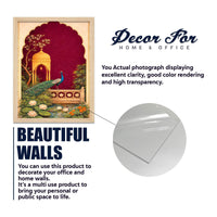 Mughal Architecture & Rajasthani Camel Wall Frame Set of Four