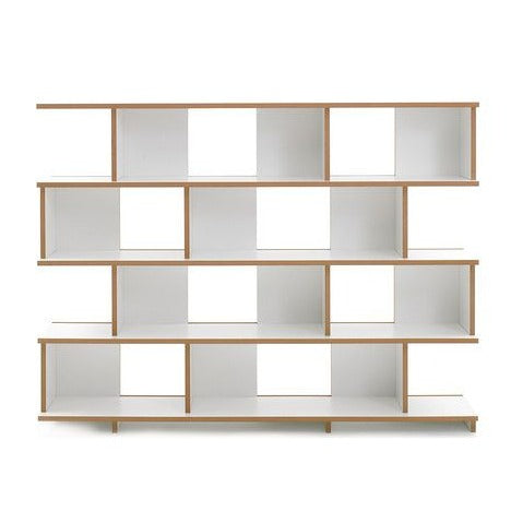 Multi-Level Wooden Bookshelf | Open Storage Rack for Living Room & Study
